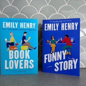 Emily Henry Book Set - Blue and White Covers